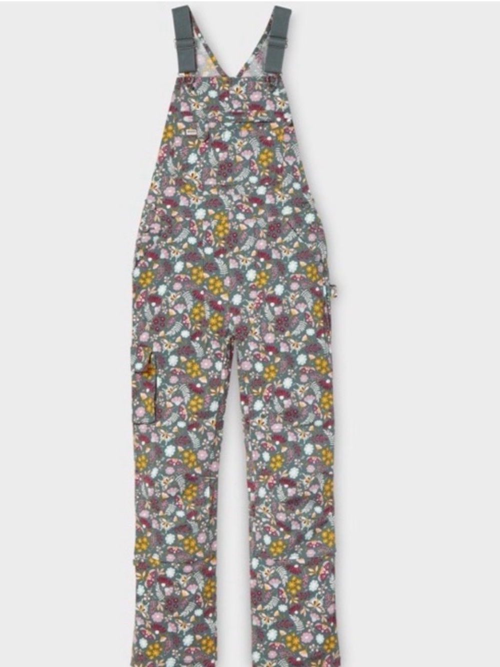 NWT Duluth Retired Fir Moth Floral Heirloom Gardening Overalls (31 inseam) - Picture 7 of 7